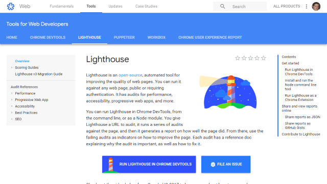 Lighthouse Screenshot